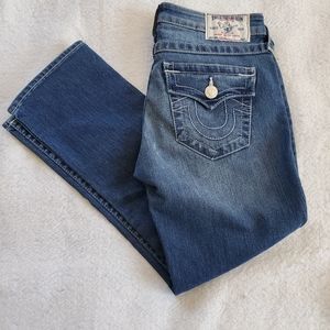True Religion Stretch Capris, Sz 27